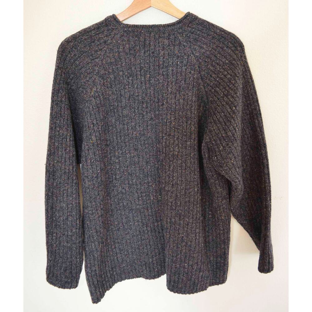 Woolrich 100% Wool Rib Knit Zip Front - Picture 7 of 7